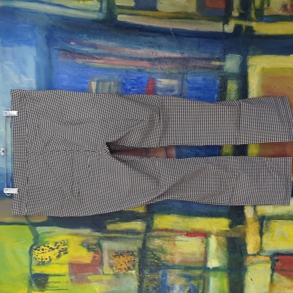 Rafaella Comfort houndstooth Patterned Stretch Dress Pants Size 12 - Picture 6 of 7